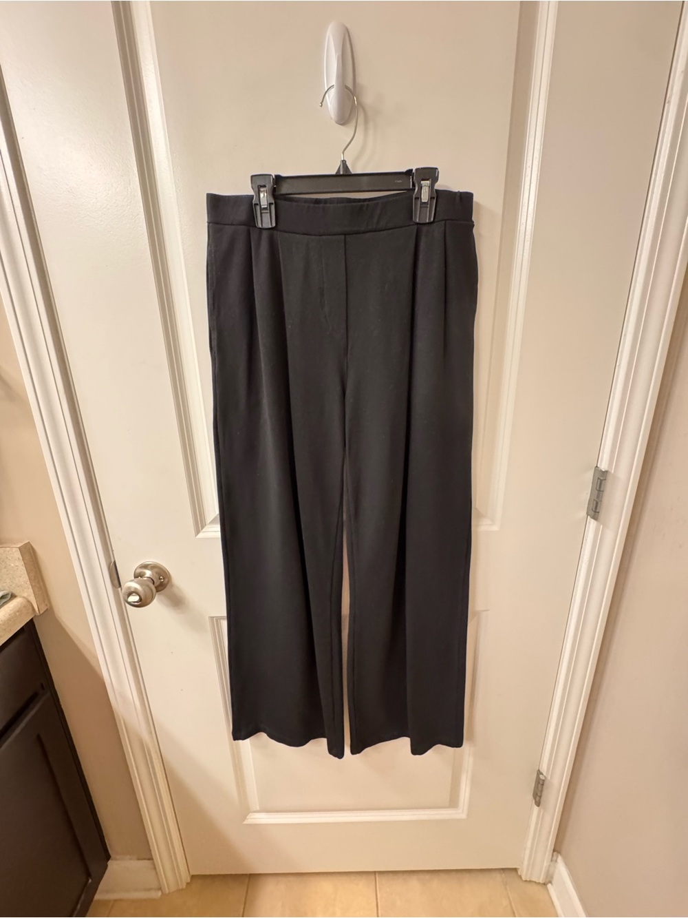 Women's Black Straight-Leg Dress Pants